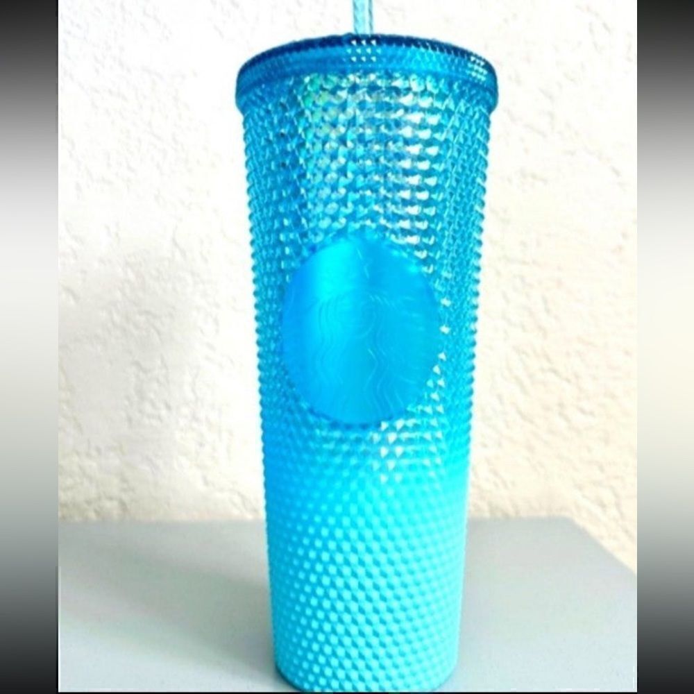Starbucks 2023 Ombré Glacier Light Blue Studded Tumbler Venti